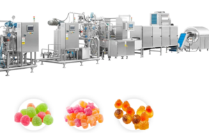 150kg/H Automatic gummy production line manufacturer