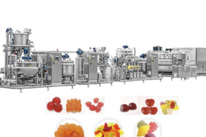 2000kg/H Gummy production line manufacturer