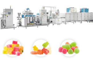 300kg/H Automatic gummy candy production line manufacturer