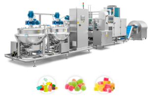 40kg/H Gummy jelly candy production line manufacturer