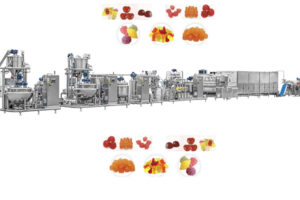 Fully automatic gummy production line manufacturer