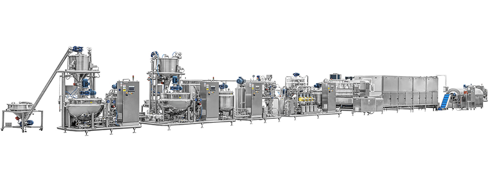 Automatic gummy production line manufacturer