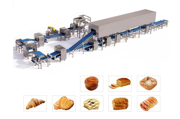 Automatic bread production line