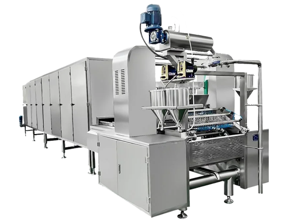 Candy depositing machine of gummy production line