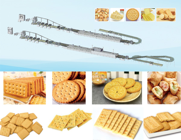 Fully automatic biscuit production line manufacturer