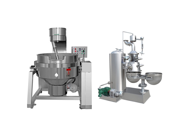 Vacuum sugar cooking machine