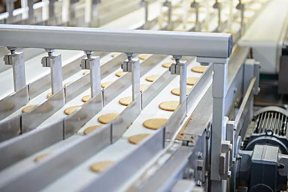 What kinds of machines are there in the biscuit production line