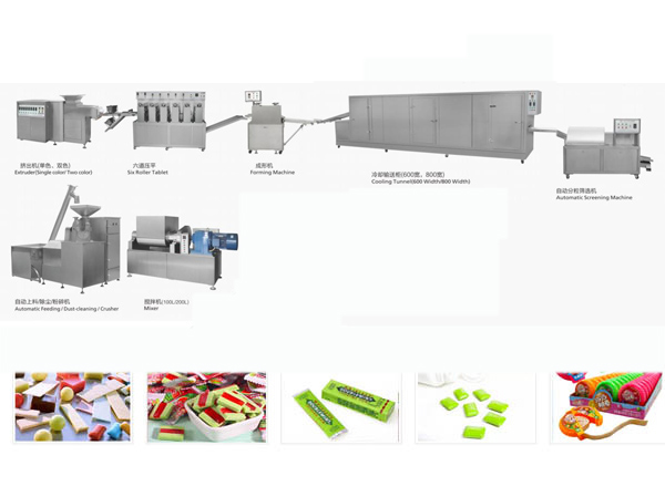 Automatic bubble gum making machine manufacturer