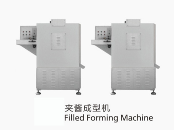 Bubble chewing gum filled forming machine