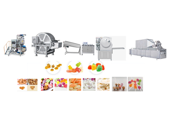 Die formed automatic hard candy production line manufacturer