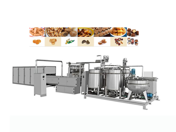 Dopositing automatic toffee production line manufacturer