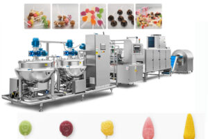 Depositing fully automatic lollipop production line manufacturer