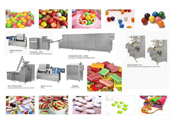 Irregular shape Chewing Gum Production Line