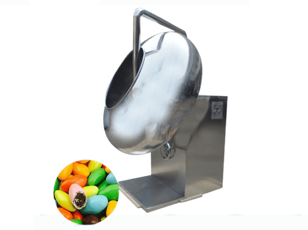 chocolate chip bean coating pan machine