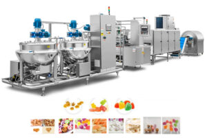 Depositing automatic hard candy production line manufacturer